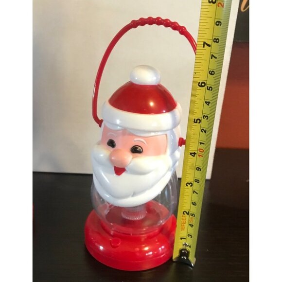 Santa Claus Lantern Set Of 2 Battery Operated Holiday Decorations - Picture 6 of 7